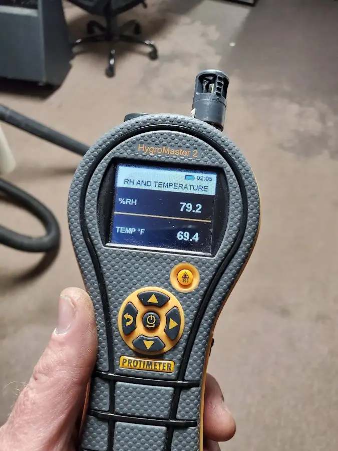 Moisture meter humidity assessment for Mold Remediation & Removal in Bluffton